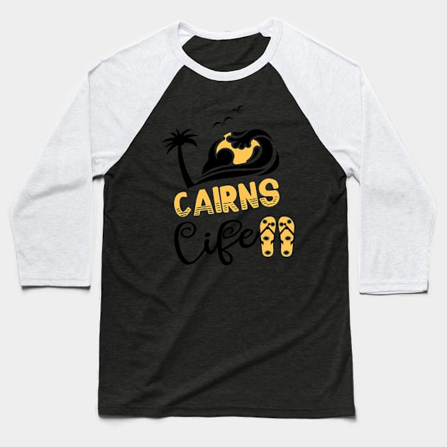 Cairns in Australia - beach life Baseball T-Shirt by ArtDesignDE